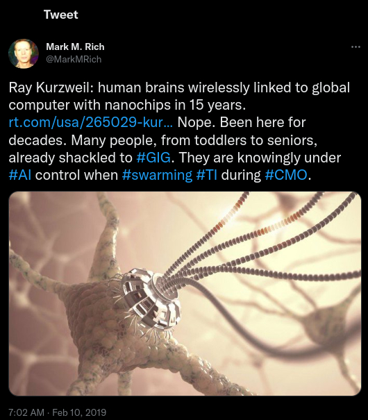Ray Kurzweil: Human Brains Wirelessly Linked To Global Computer